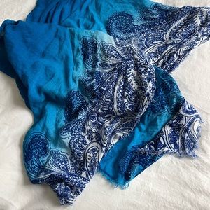 Blue Ombré Scarf - GAP